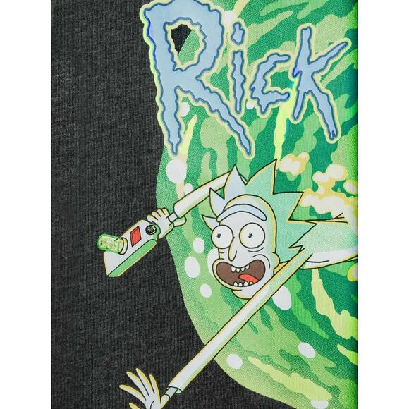 JUNIORS XXL 19 New Rick& Morty Juniors Long Sleeve T-shirt Tee Tshirt Top - Picture 3 of 3